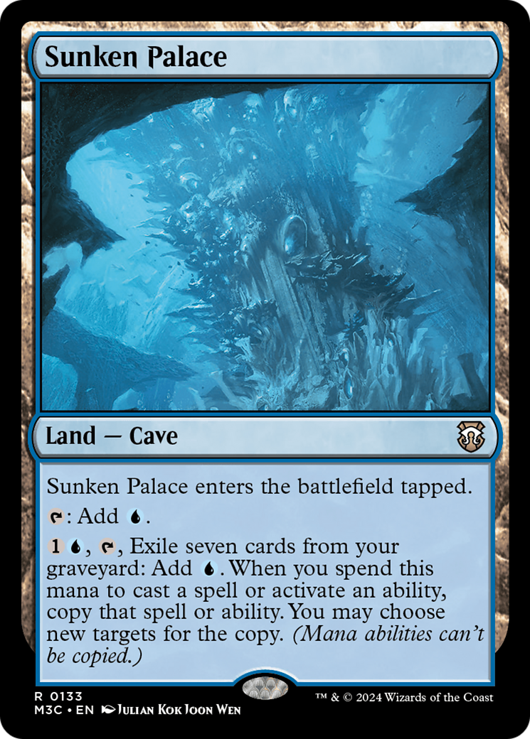 Sunken Palace (Extended Art) (Ripple Foil) [Modern Horizons 3 Commander] | Impulse Games and Hobbies