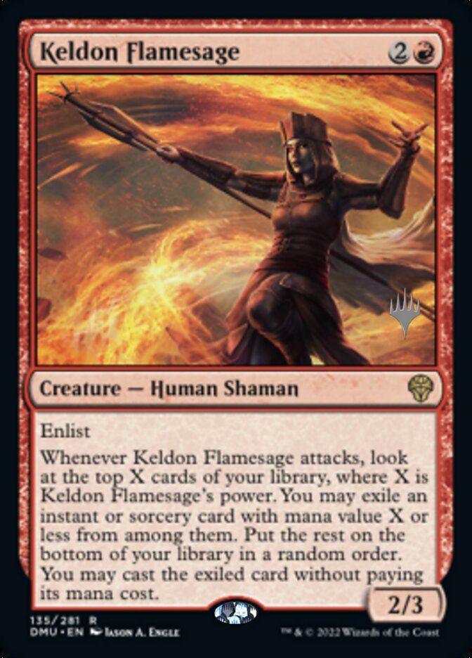 Keldon Flamesage (Promo Pack) [Dominaria United Promos] | Impulse Games and Hobbies