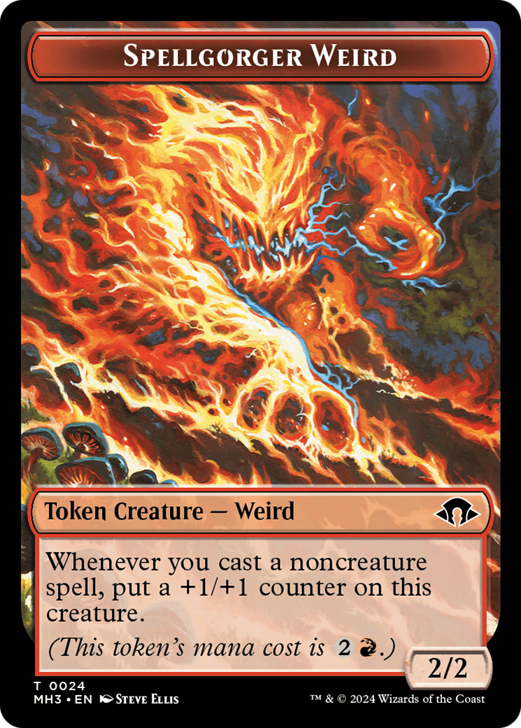 Eldrazi Spawn // Spellgorger Weird Double-Sided Token [Modern Horizons 3 Tokens] | Impulse Games and Hobbies