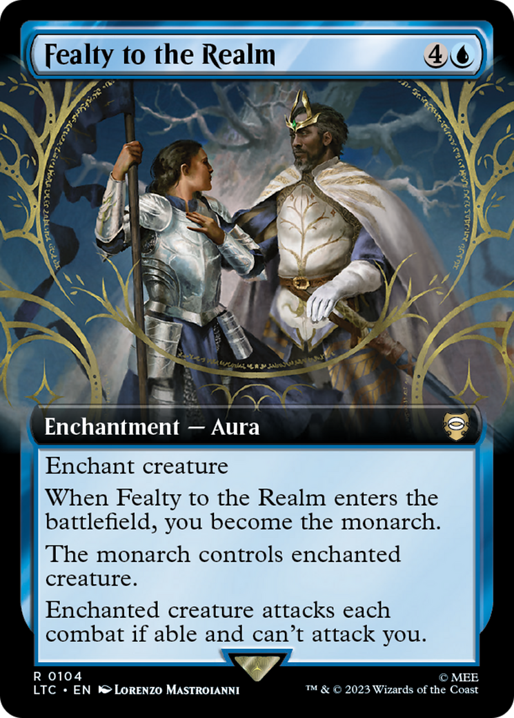 Fealty to the Realm (Extended Art) [The Lord of the Rings: Tales of Middle-Earth Commander] | Impulse Games and Hobbies