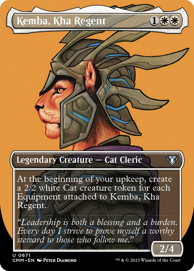 Kemba, Kha Regent (Borderless Profile) [Commander Masters] | Impulse Games and Hobbies