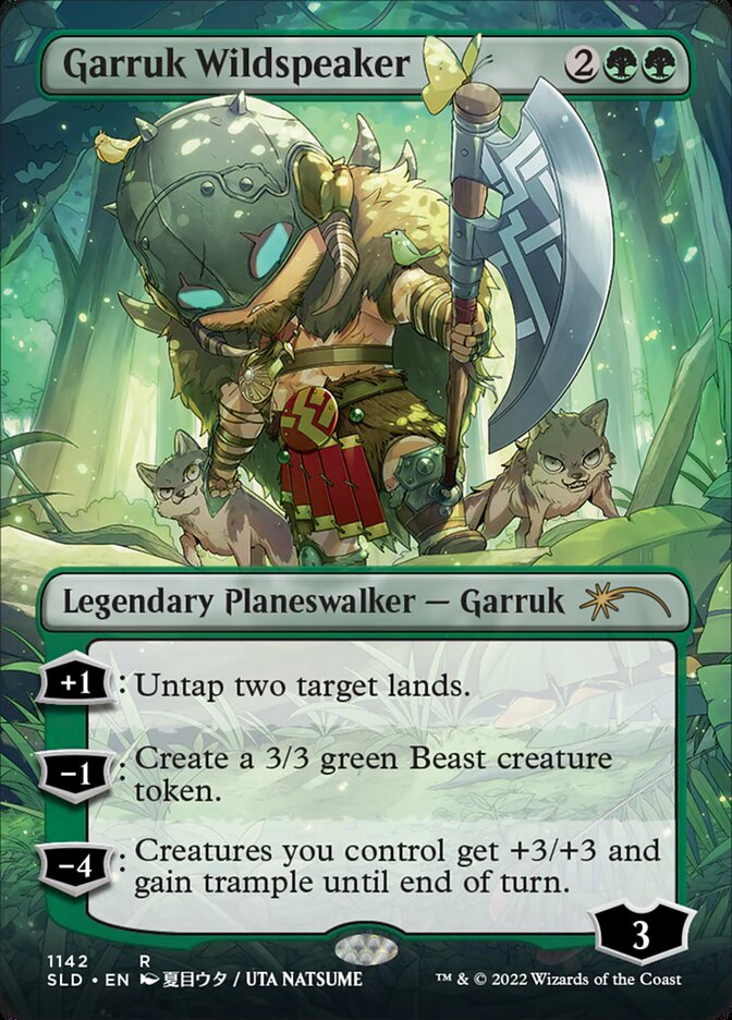 Garruk Wildspeaker (Borderless) [Secret Lair Drop Series] | Impulse Games and Hobbies