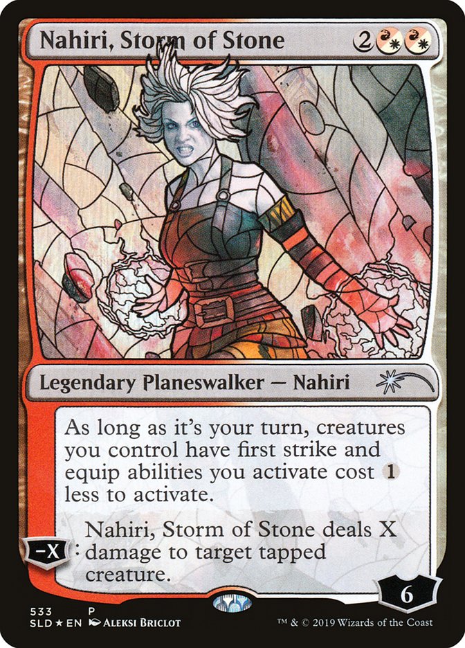 Nahiri, Storm of Stone (Stained Glass) [Secret Lair Drop Promos] | Impulse Games and Hobbies