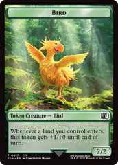 Bird (0017) // Wizard (0015) Double-Sided Token [FINAL FANTASY Tokens] | Impulse Games and Hobbies
