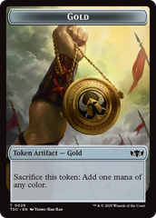 Elemental (0016) // Gold Double-Sided Token [Tarkir: Dragonstorm Commander Tokens] | Impulse Games and Hobbies