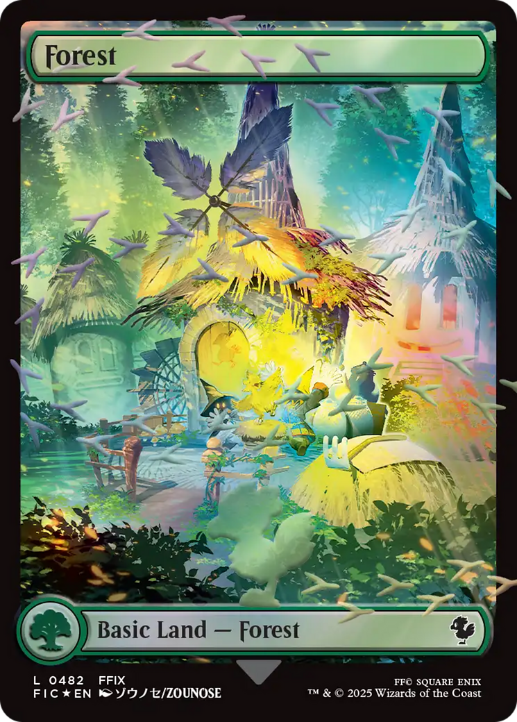 Forest (Chocobo Track Foil) [FINAL FANTASY Commander] | Impulse Games and Hobbies