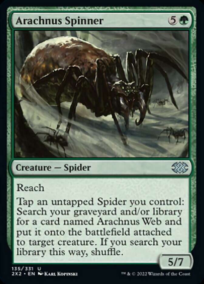 Arachnus Spinner [Double Masters 2022] | Impulse Games and Hobbies