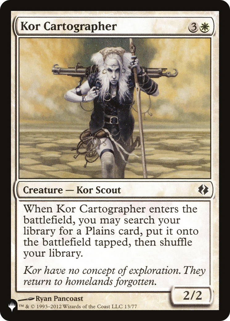 Kor Cartographer [The List Reprints] | Impulse Games and Hobbies