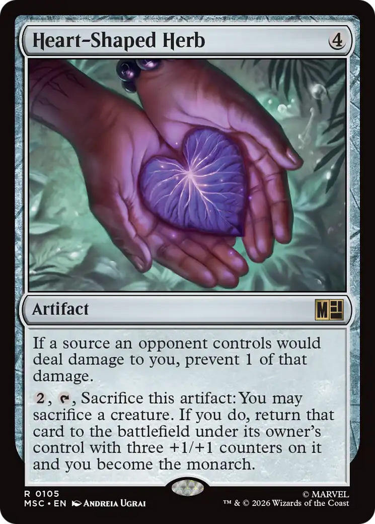 Heart-Shaped Herb (Surge Foil) [Marvel Super Heroes Commander] | Impulse Games and Hobbies