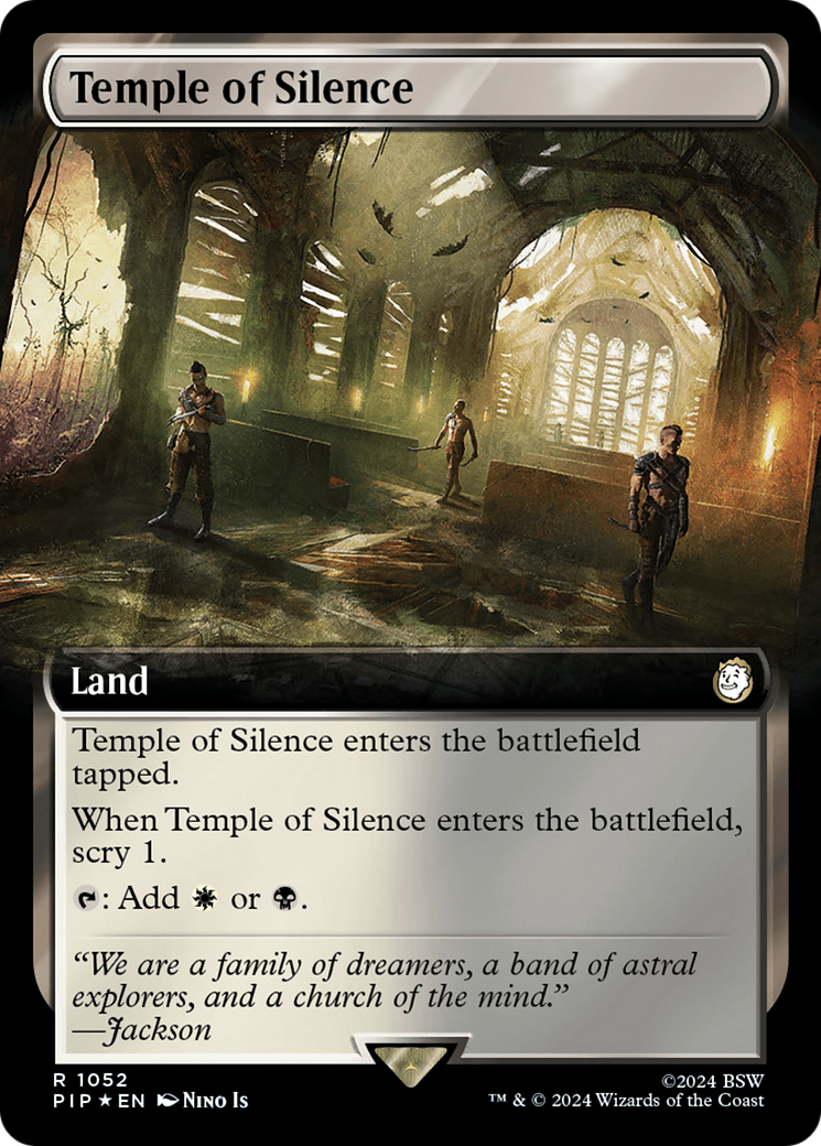 Temple of Silence (Extended Art) (Surge Foil) [Fallout] | Impulse Games and Hobbies