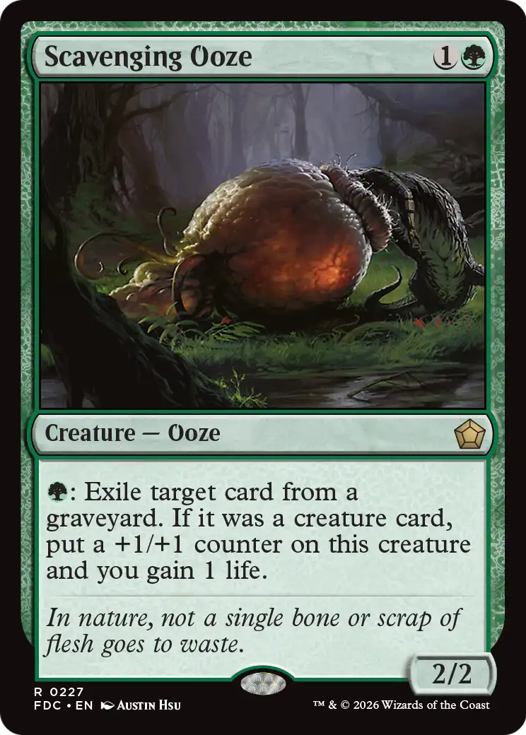 Scavenging Ooze [Foundations Commander] | Impulse Games and Hobbies