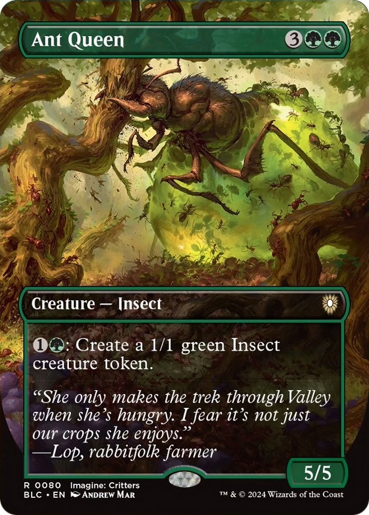 Ant Queen (Borderless) [Bloomburrow Commander] | Impulse Games and Hobbies