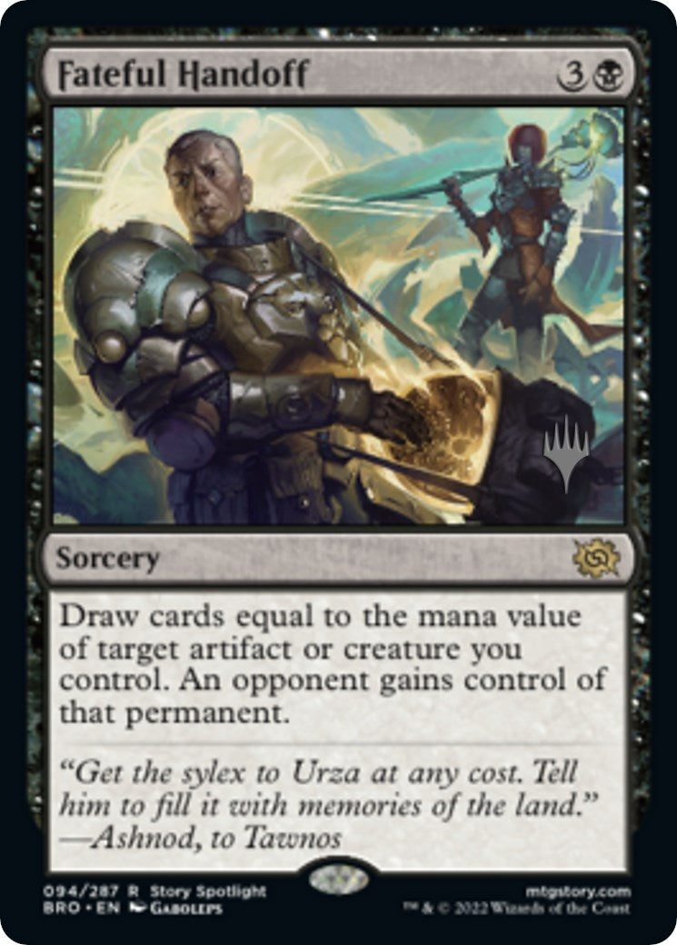 Fateful Handoff (Promo Pack) [The Brothers' War Promos] | Impulse Games and Hobbies