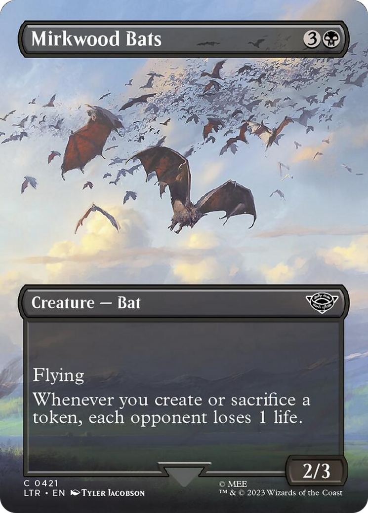 Mirkwood Bats (Borderless Alternate Art) [The Lord of the Rings: Tales of Middle-Earth] | Impulse Games and Hobbies