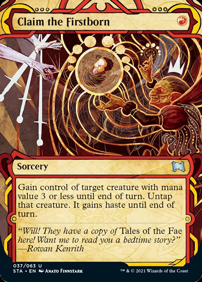 Claim the Firstborn (Foil Etched) [Strixhaven: Mystical Archive] | Impulse Games and Hobbies
