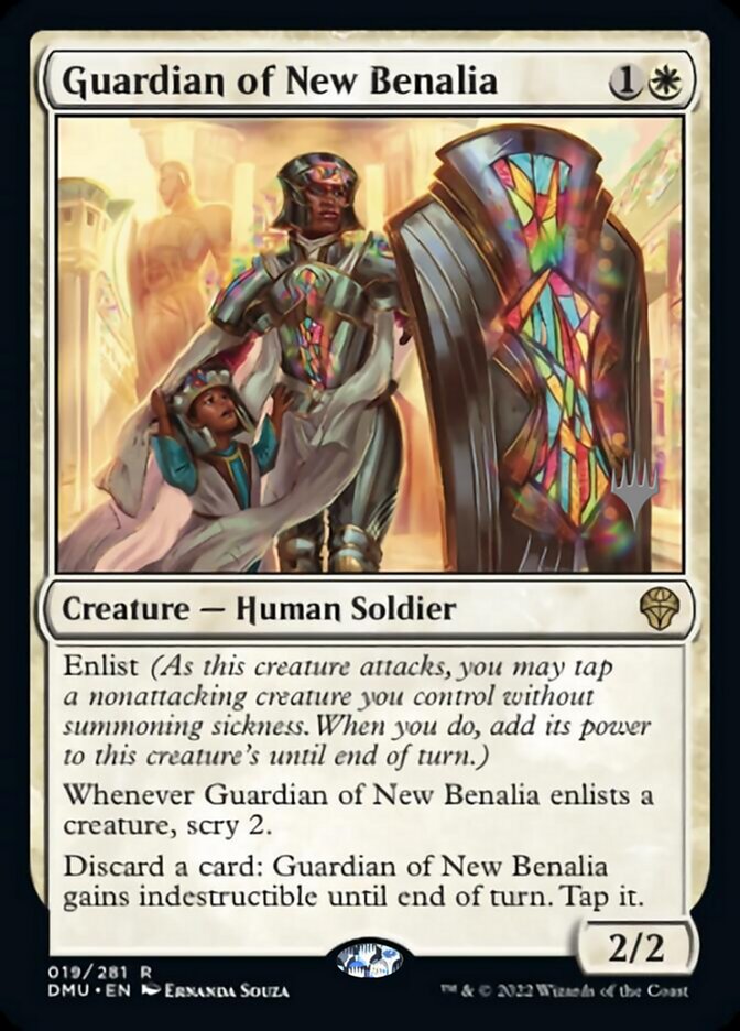 Guardian of New Benalia (Promo Pack) [Dominaria United Promos] | Impulse Games and Hobbies