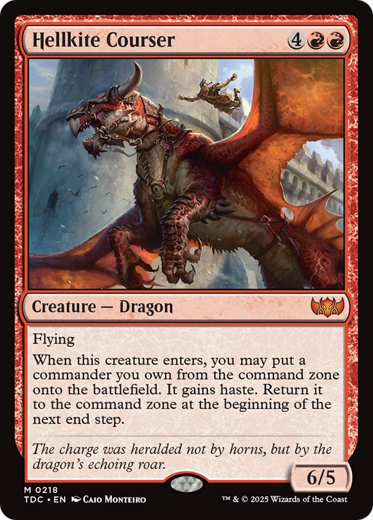 Hellkite Courser [Tarkir: Dragonstorm Commander] | Impulse Games and Hobbies