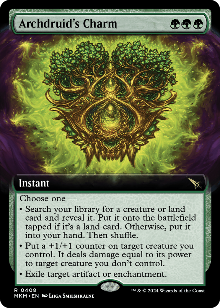 Archdruid's Charm (Extended Art) [Murders at Karlov Manor] | Impulse Games and Hobbies