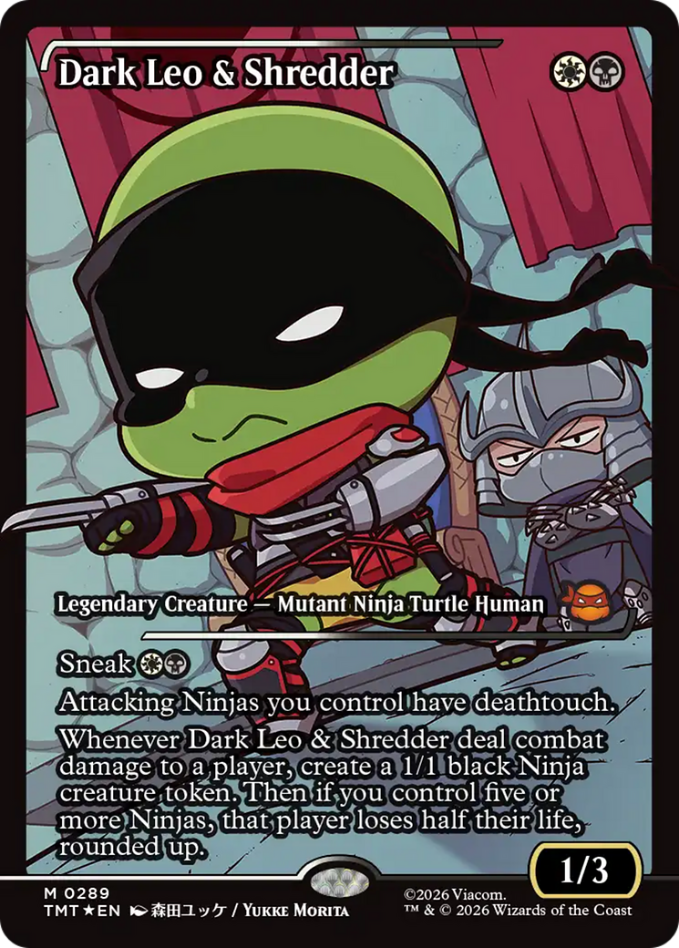 Dark Leo & Shredder (Showcase) [Teenage Mutant Ninja Turtles] | Impulse Games and Hobbies