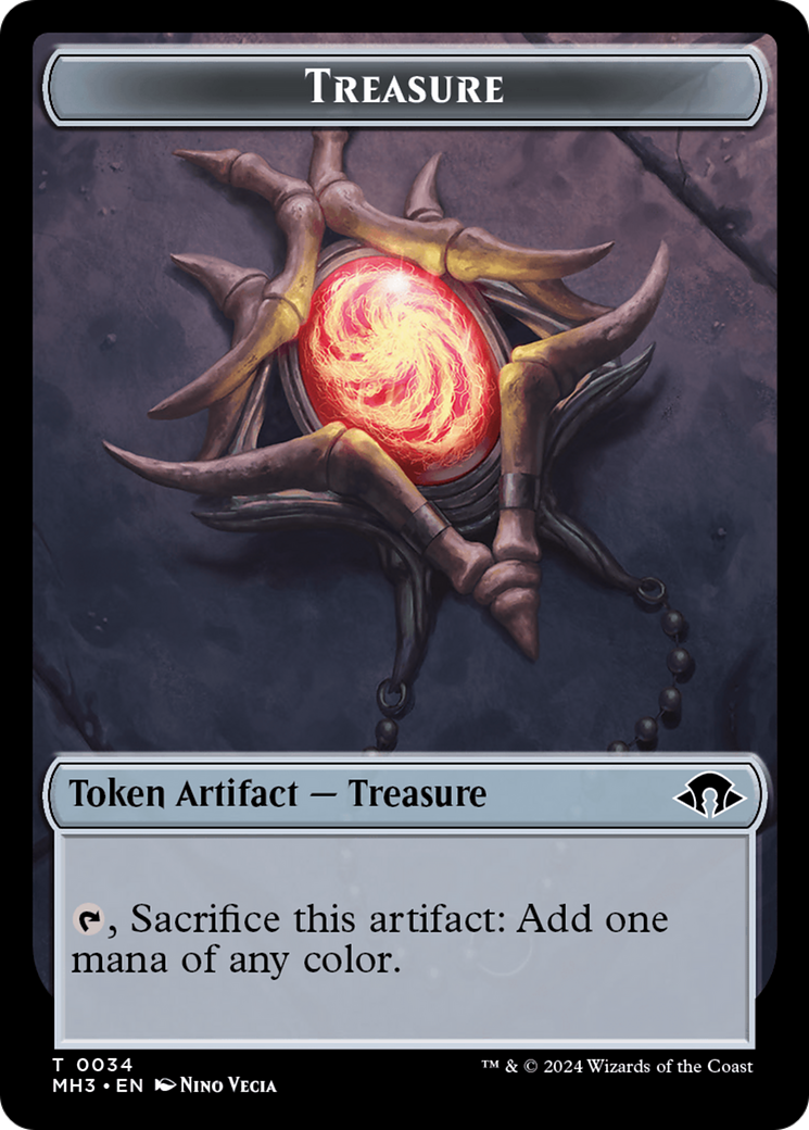 Servo // Treasure Double-Sided Token [Modern Horizons 3 Tokens] | Impulse Games and Hobbies