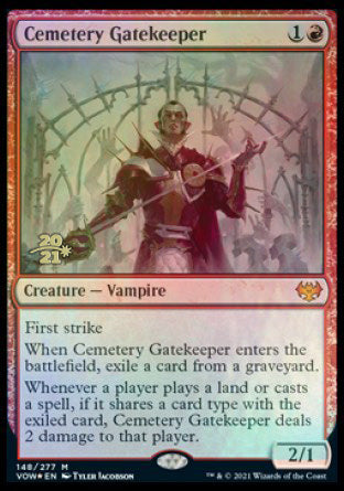 Cemetery Gatekeeper [Innistrad: Crimson Vow Prerelease Promos] | Impulse Games and Hobbies