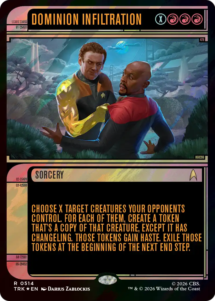 Dominion Infiltration (Showcase) (Surge Foil) [Star Trek] | Impulse Games and Hobbies