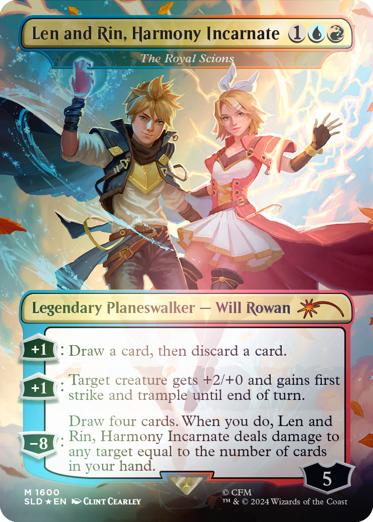 Len and Rin, Harmony Incarnate - The Royal Scions (Rainbow Foil) [Secret Lair Drop Series] | Impulse Games and Hobbies