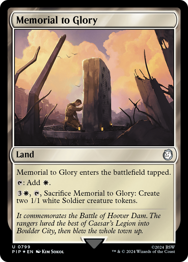 Memorial to Glory (Surge Foil) [Fallout] | Impulse Games and Hobbies