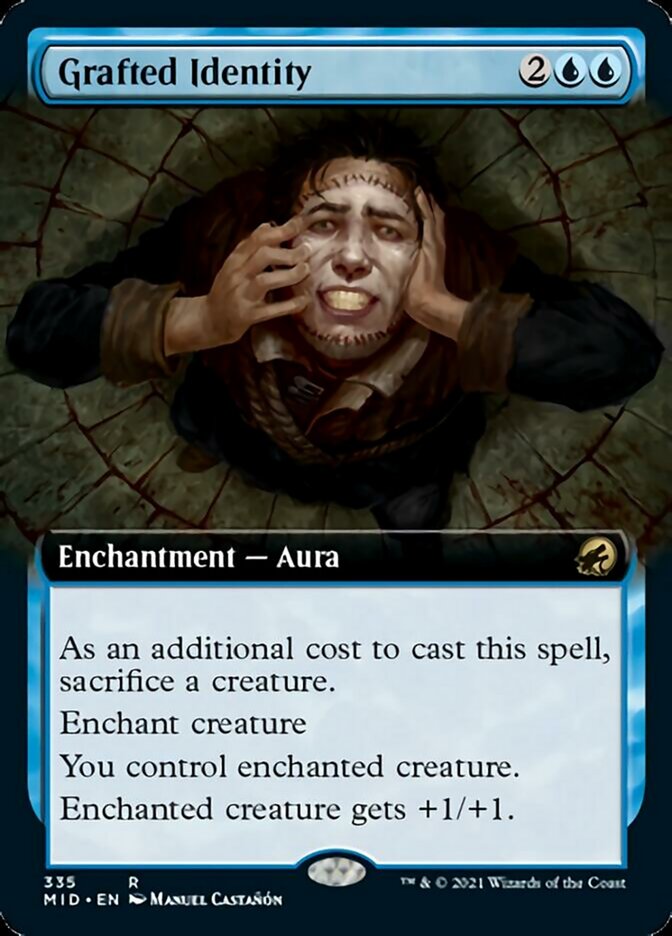 Grafted Identity (Extended Art) [Innistrad: Midnight Hunt] | Impulse Games and Hobbies