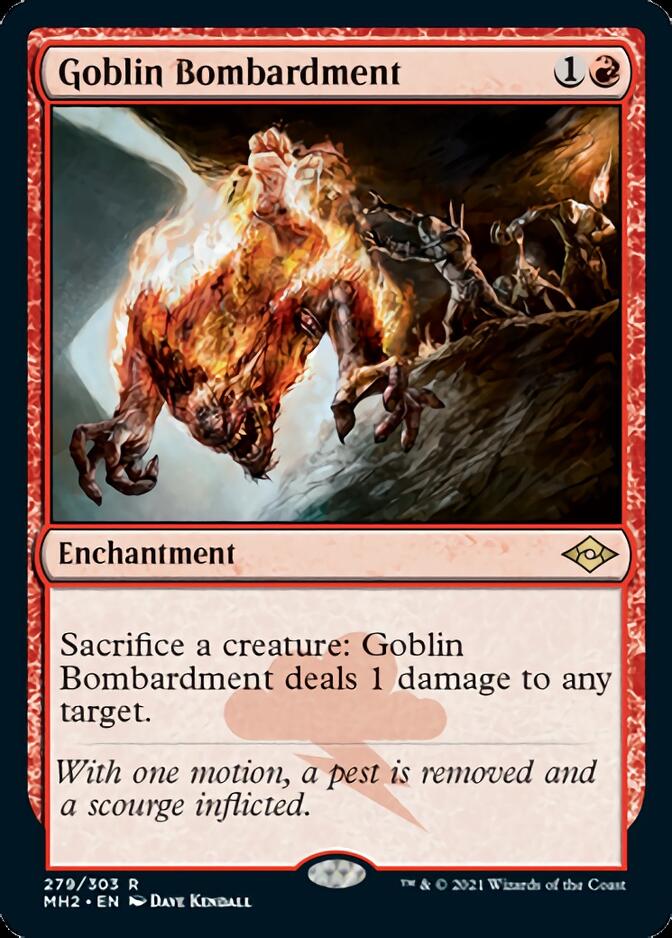 Goblin Bombardment (Foil Etched) [Modern Horizons 2] | Impulse Games and Hobbies