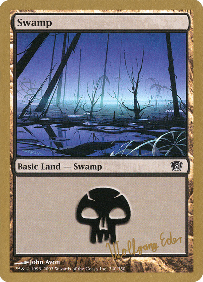 Swamp (we340) (Wolfgang Eder) [World Championship Decks 2003] | Impulse Games and Hobbies