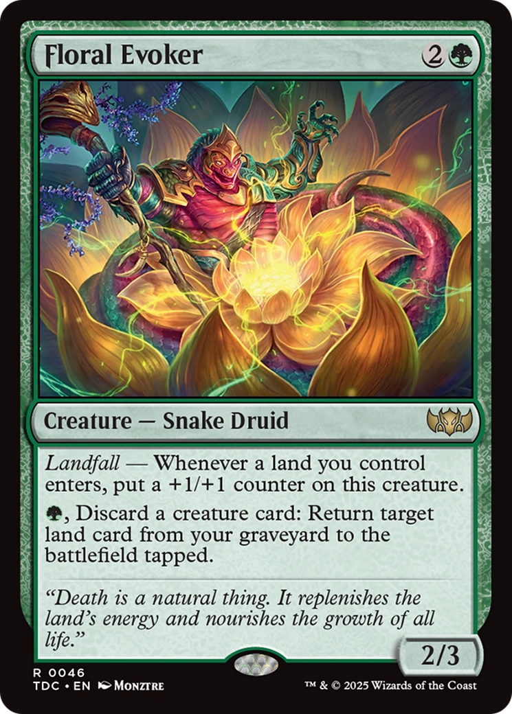 Floral Evoker [Tarkir: Dragonstorm Commander] | Impulse Games and Hobbies