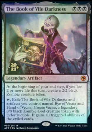The Book of Vile Darkness [Dungeons & Dragons: Adventures in the Forgotten Realms Prerelease Promos] | Impulse Games and Hobbies