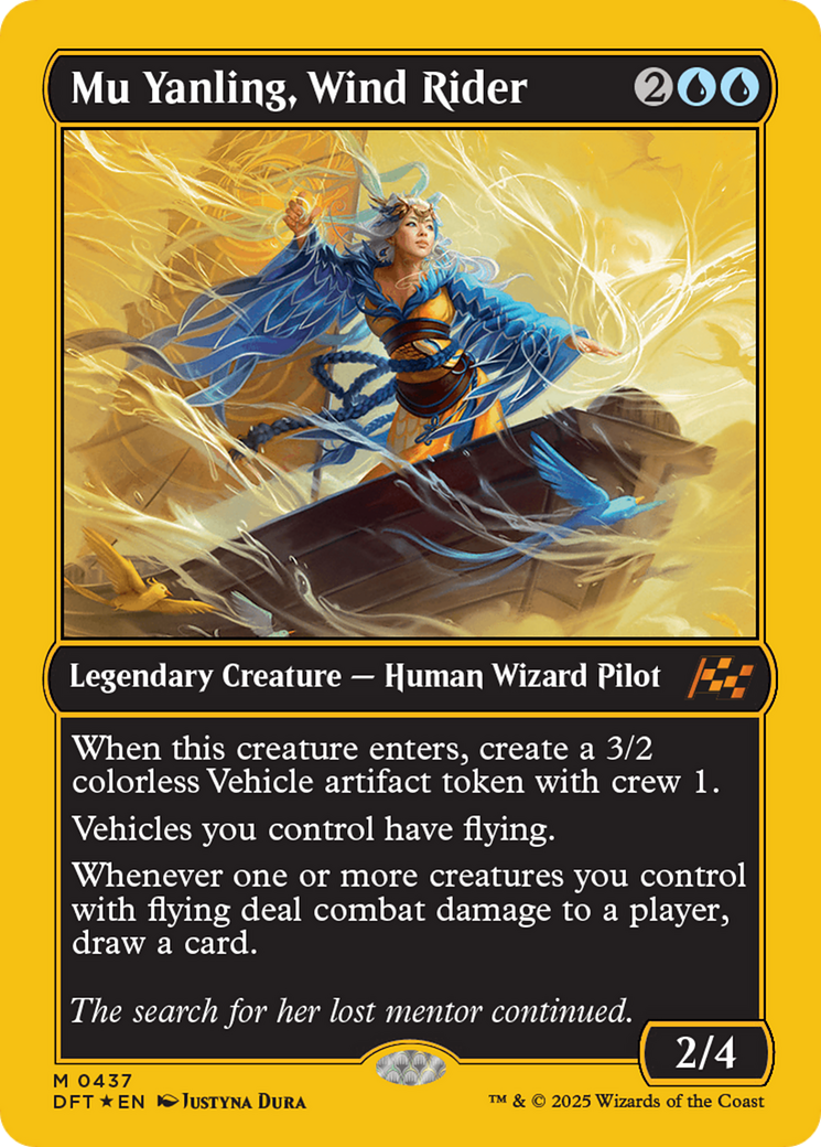 Mu Yanling, Wind Rider (First-Place Foil) [Aetherdrift] | Impulse Games and Hobbies