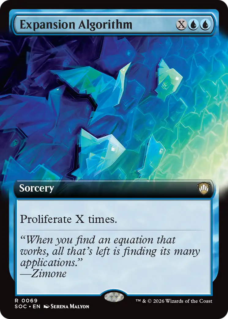 Expansion Algorithm (Extended Art) [Secrets of Strixhaven Commander] | Impulse Games and Hobbies