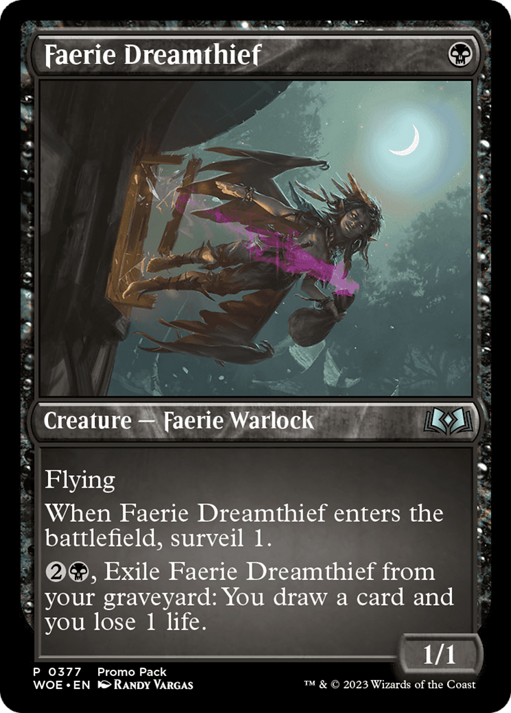 Faerie Dreamthief (Promo Pack) [Wilds of Eldraine Promos] | Impulse Games and Hobbies