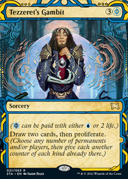 Tezzeret's Gambit (Foil Etched) [Strixhaven: Mystical Archive] | Impulse Games and Hobbies