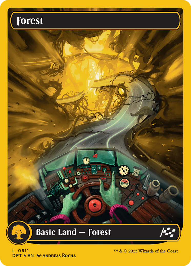Forest (0511) (First-Place Foil) [Aetherdrift] | Impulse Games and Hobbies