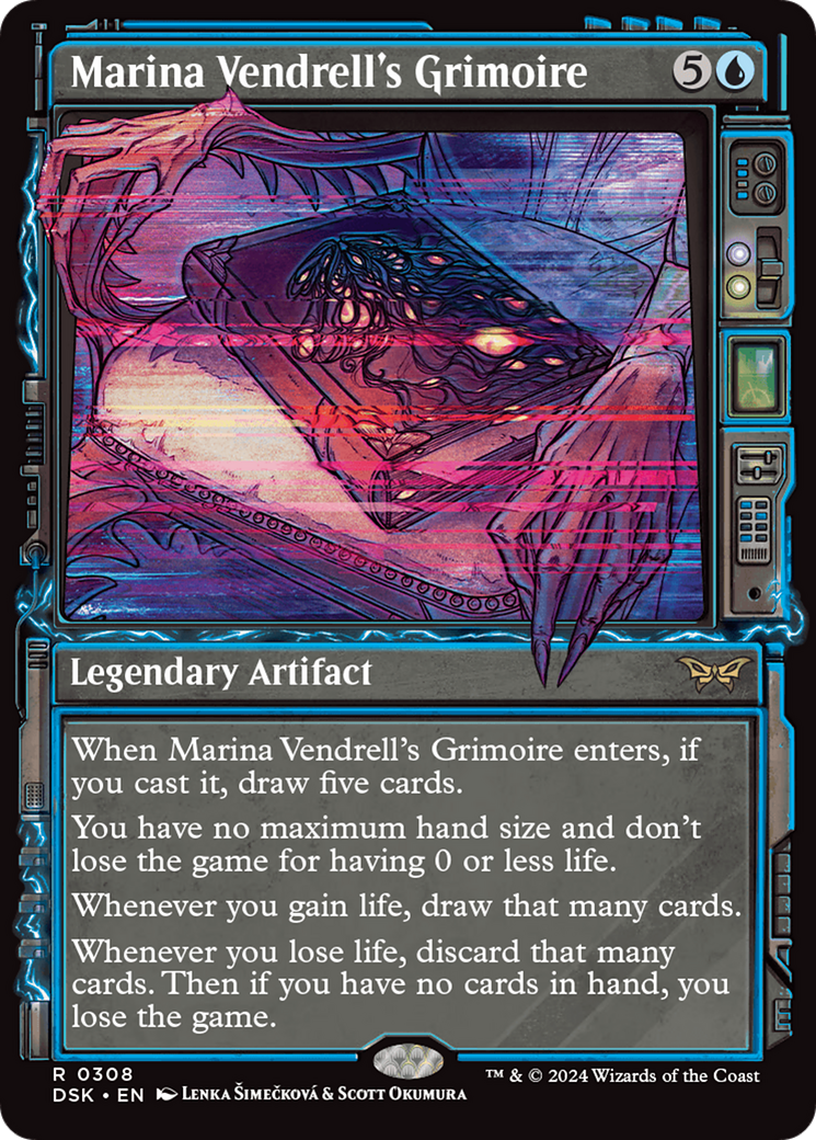 Marina Vendrell's Grimoire (Showcase) [Duskmourn: House of Horror] | Impulse Games and Hobbies