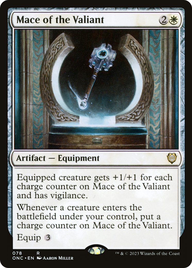 Mace of the Valiant [Phyrexia: All Will Be One Commander] | Impulse Games and Hobbies