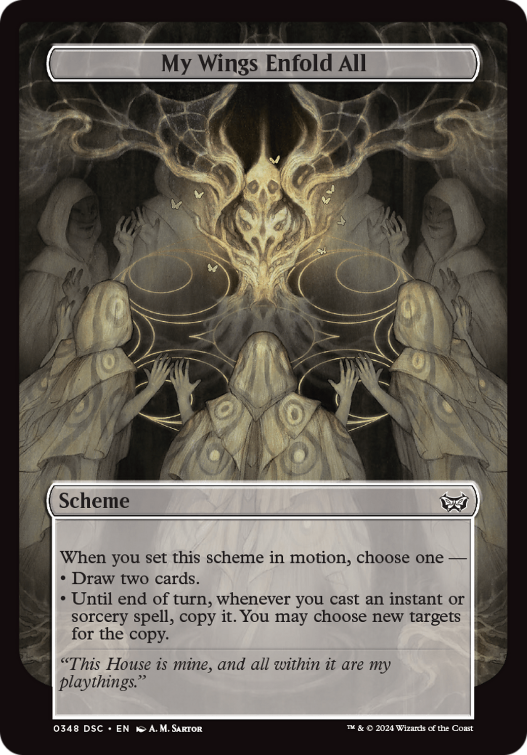 My Wings Enfold All (Full Art) [Duskmourn: Archenemy] | Impulse Games and Hobbies