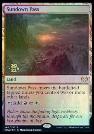 Sundown Pass [Innistrad: Crimson Vow Prerelease Promos] | Impulse Games and Hobbies