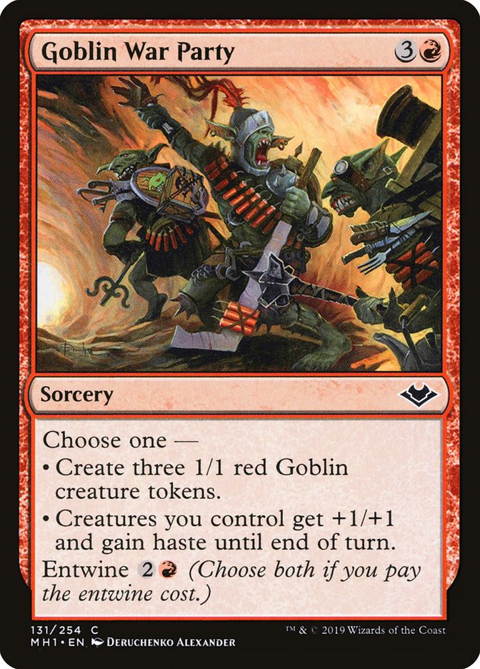 Goblin War Party [Modern Horizons] | Impulse Games and Hobbies