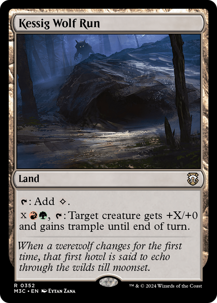 Kessig Wolf Run (Ripple Foil) [Modern Horizons 3 Commander] | Impulse Games and Hobbies