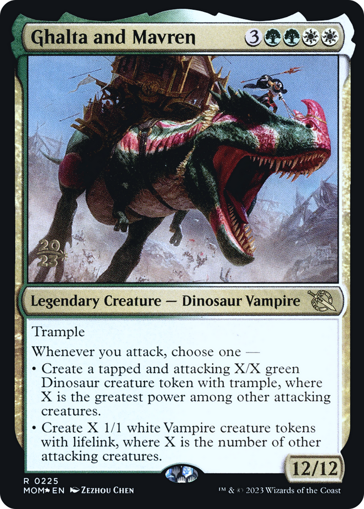 Ghalta and Mavren [March of the Machine Prerelease Promos] | Impulse Games and Hobbies
