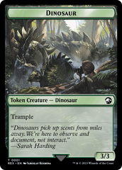Fungus Dinosaur // Dinosaur (0001) Double-Sided Token [The Lost Caverns of Ixalan Tokens] | Impulse Games and Hobbies