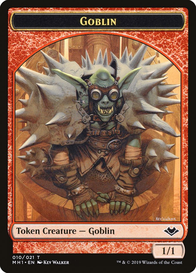 Goblin (010) // Golem (018) Double-Sided Token [Modern Horizons Tokens] | Impulse Games and Hobbies