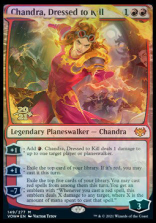 Chandra, Dressed to Kill [Innistrad: Crimson Vow Prerelease Promos] | Impulse Games and Hobbies