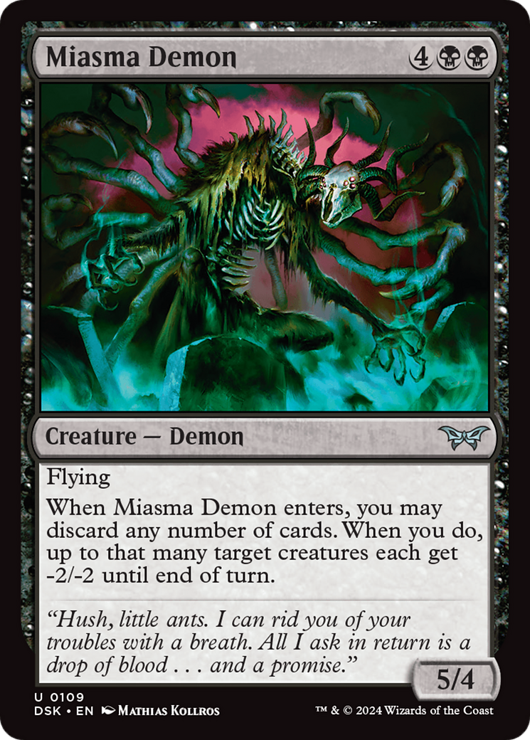 Miasma Demon [Duskmourn: House of Horror] | Impulse Games and Hobbies