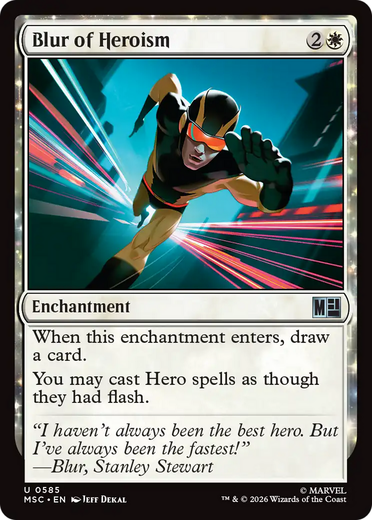 Blur of Heroism [Marvel Super Heroes Commander] | Impulse Games and Hobbies